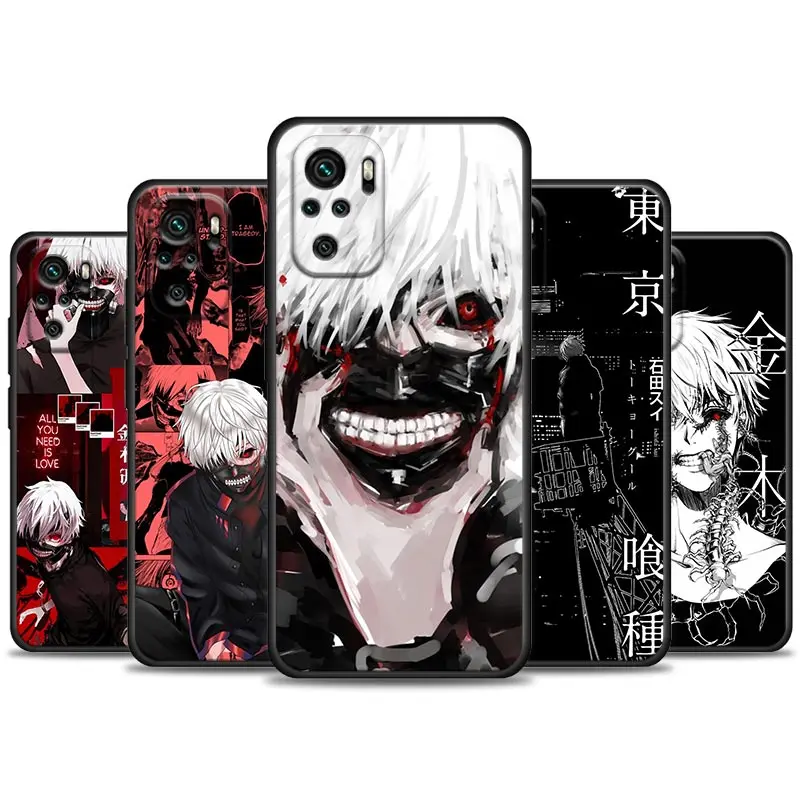 

Tokyo Ghoul Ken Kaneki Anime Case For Xiaomi Redmi Note 11 10 9 8 12 Pro 9S 7 10S 11S Soft Cover For Redmi Note 8Pro 10Pro Funda