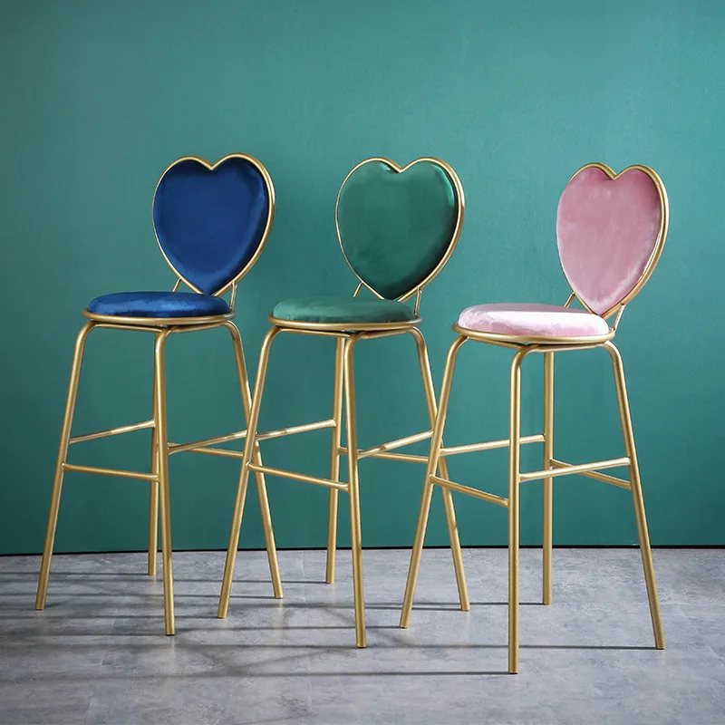 Барные стулья современные барные для чайного магазина легкие Роскошные кофейни