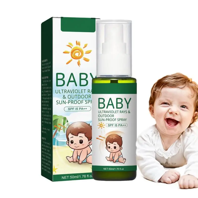 

Kids Sunscreen Toddler Sunscreen Spray Tear-Free Broad Spectrum Water-Resistant Spf15 Sunscreen Kids Spray For Sensitive Skin