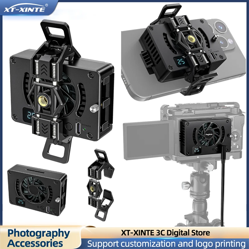 Кулер для камеры смартфона радиатор прямой трансляции охлаждающий вентилятор