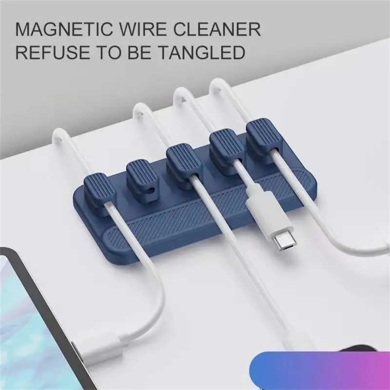 

Management Winder Clip Cord Management Clip Seamless Self-adhesive Winder Usb Cable Winder Mouse Wire Fixed Wire Silicone