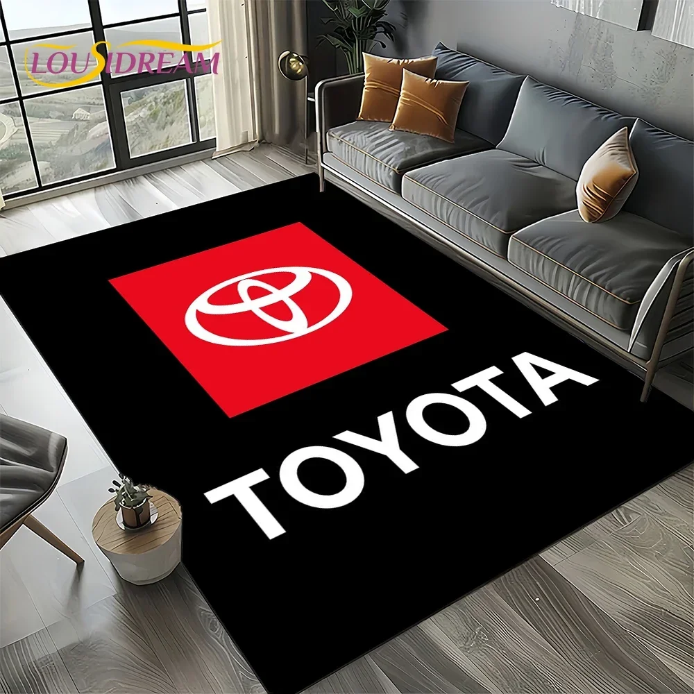 Фото Коврик-дорожка HD Racing Car T-TOYOTA Supra для дома, гостиной, спальни, дивана, декоративный коврик для мотоцикла, детский напольный коврик №2