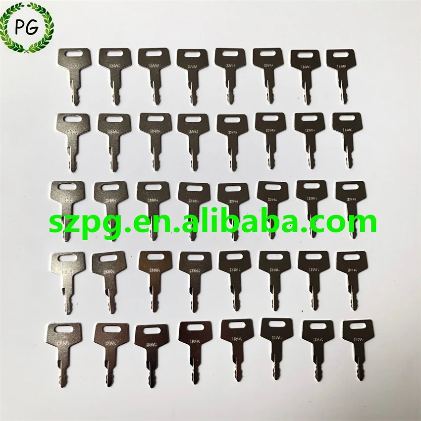 

40PCS H806 Key for Takeuchi Excavator Track Loader BU1698X2 Open Door Lock Key