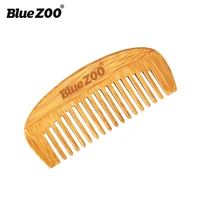 bluezoo hot crescent comb 125 2cm bamboo beard hair portable hairdressing wooden comb combs for hair hot comb barber comb