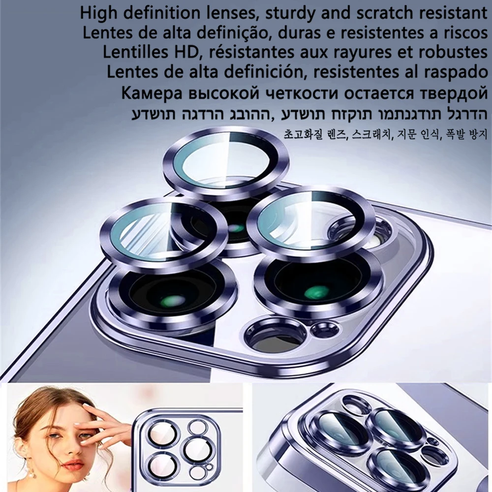 Магнитный защитный чехол для Iphone 15 14 Plus 13 12 11 Pro Max 10H 5K