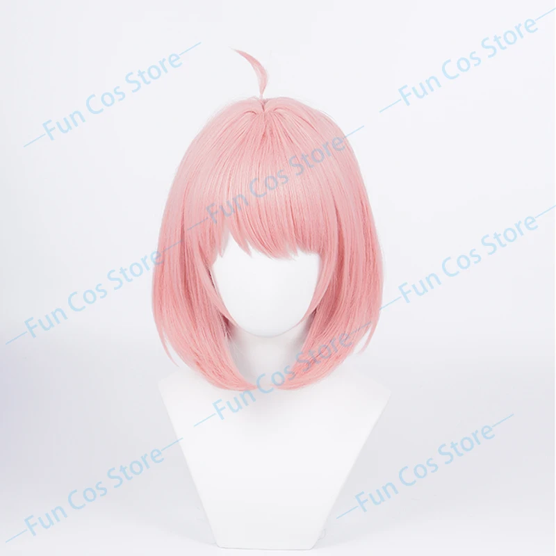 Шпионская семья аниме X Шпилька для костюма косплея волос с красным платьем