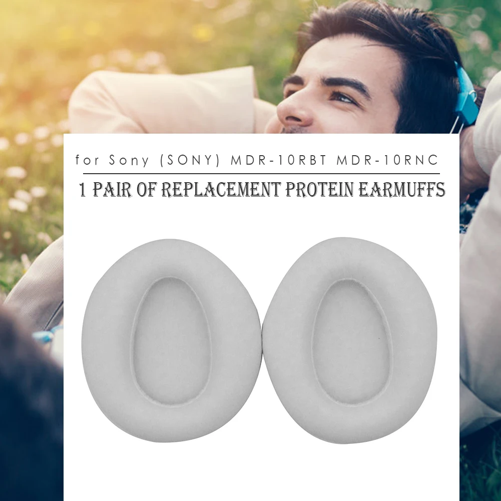 

1 пара, белковые кожаные амбушюры для наушников