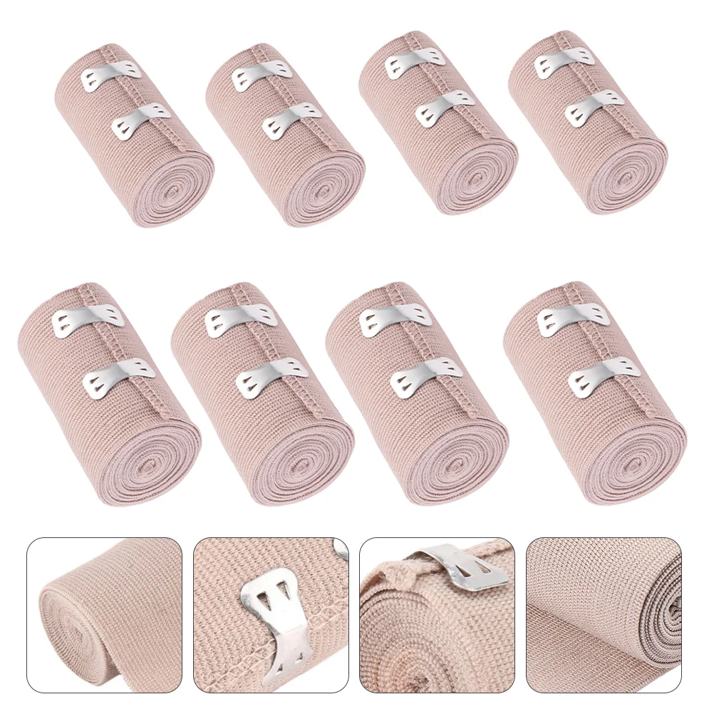 

Bandage Wrap Self Elastic Adhesive Inch White Aid First Clip Bandages Foot Non Woven Cotton Stick High Injury Cohesive Reusable