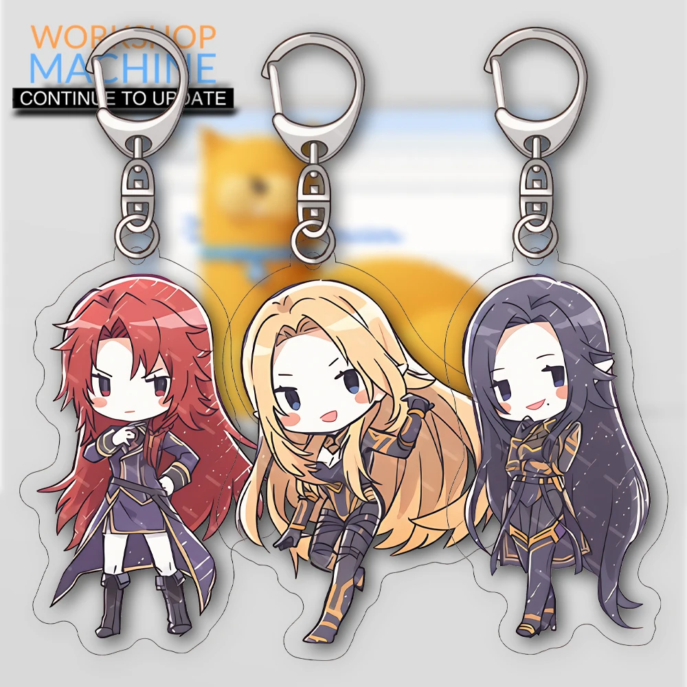 

The Eminence In Shadow Anime Exquisite Couple Student Pendant Trend Bag Car Keychain Acrylic Gift Character Ornament Cosplay