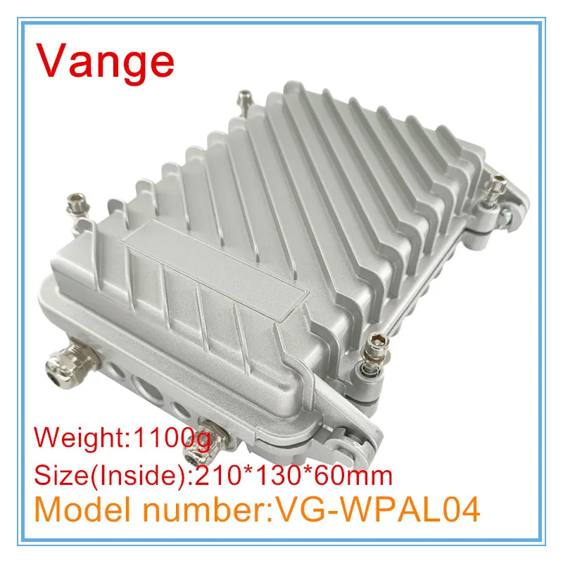 Водонепроницаемая проекционная коробка Vange IP65 210*130*60 мм алюминиевый корпус