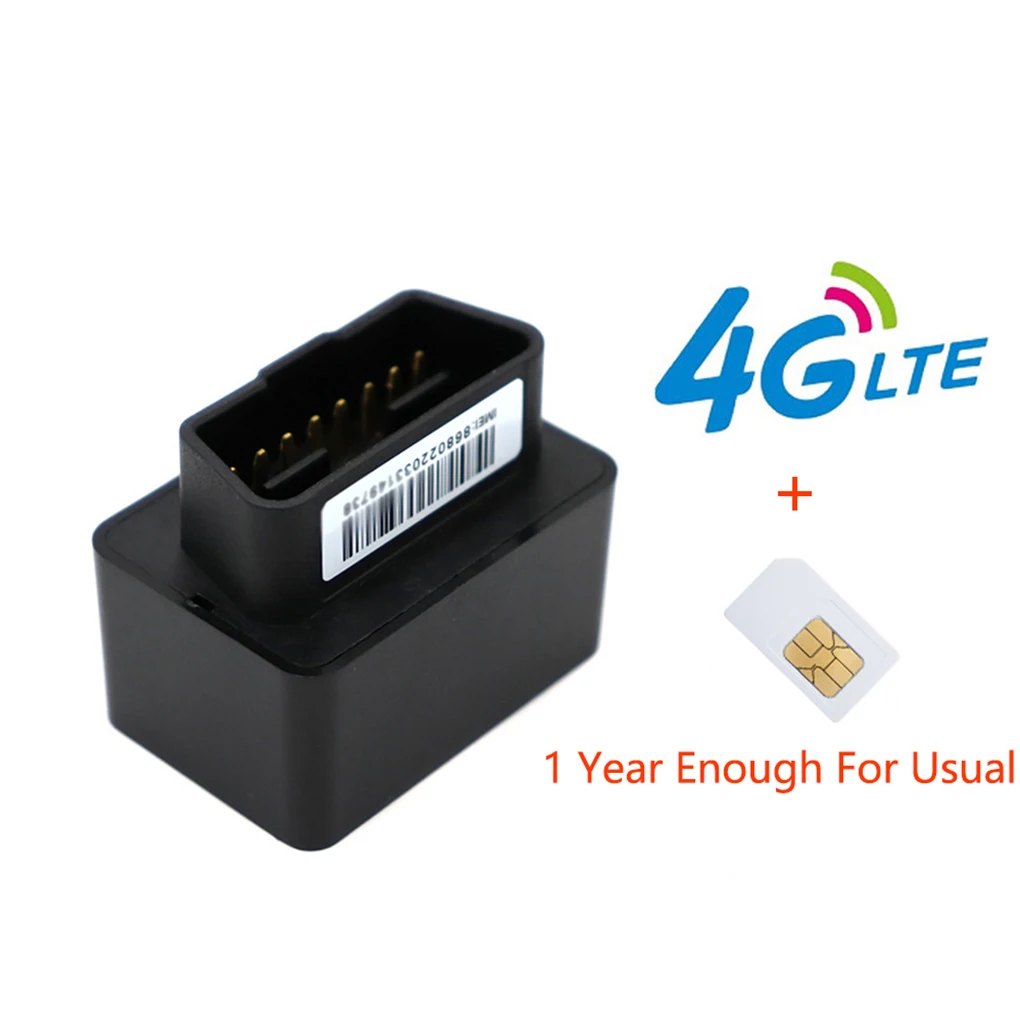 CY08-4G Plug Play OBDII GPS трекер Автомобильный устройство слежения за транспортными