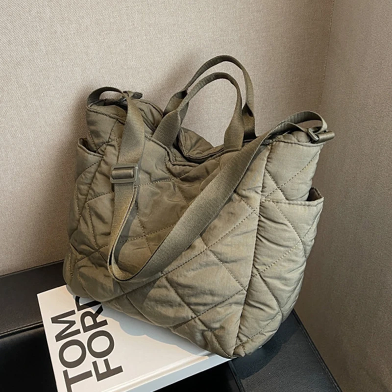 

Large Capacity Tote Bags for Women Shoulder Side Bag Fashion Space Cotton Shopper Shopping Bags cute Ladies Totes 2023 New