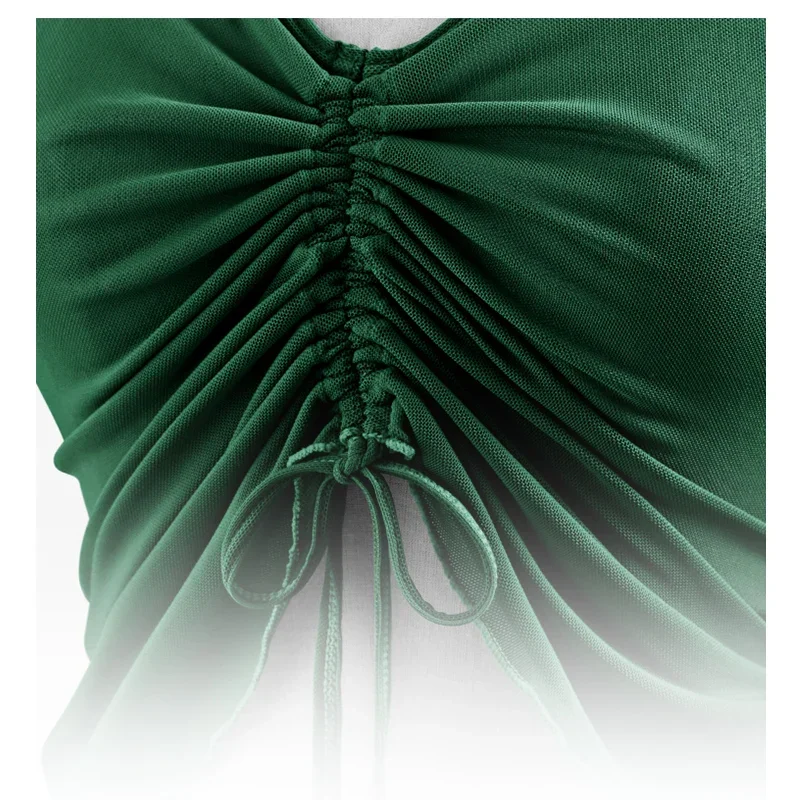 Одежда для классических танцев женский прозрачный однотонный сетчатый топ с