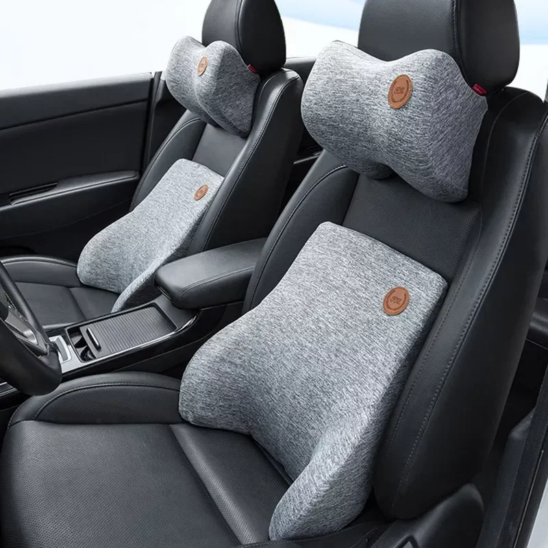 

Neck Pillow Adjustable Headrest For Office Chair Cushion 3D Memory Foam Pad Four Seasons Universal Car pillow Lumbar pad