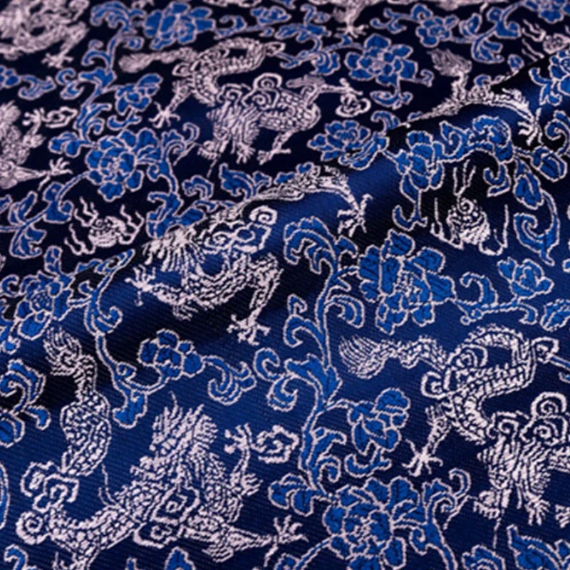 Парчовая ткань с рисунком маленького дракона одежда династии Тан диванная