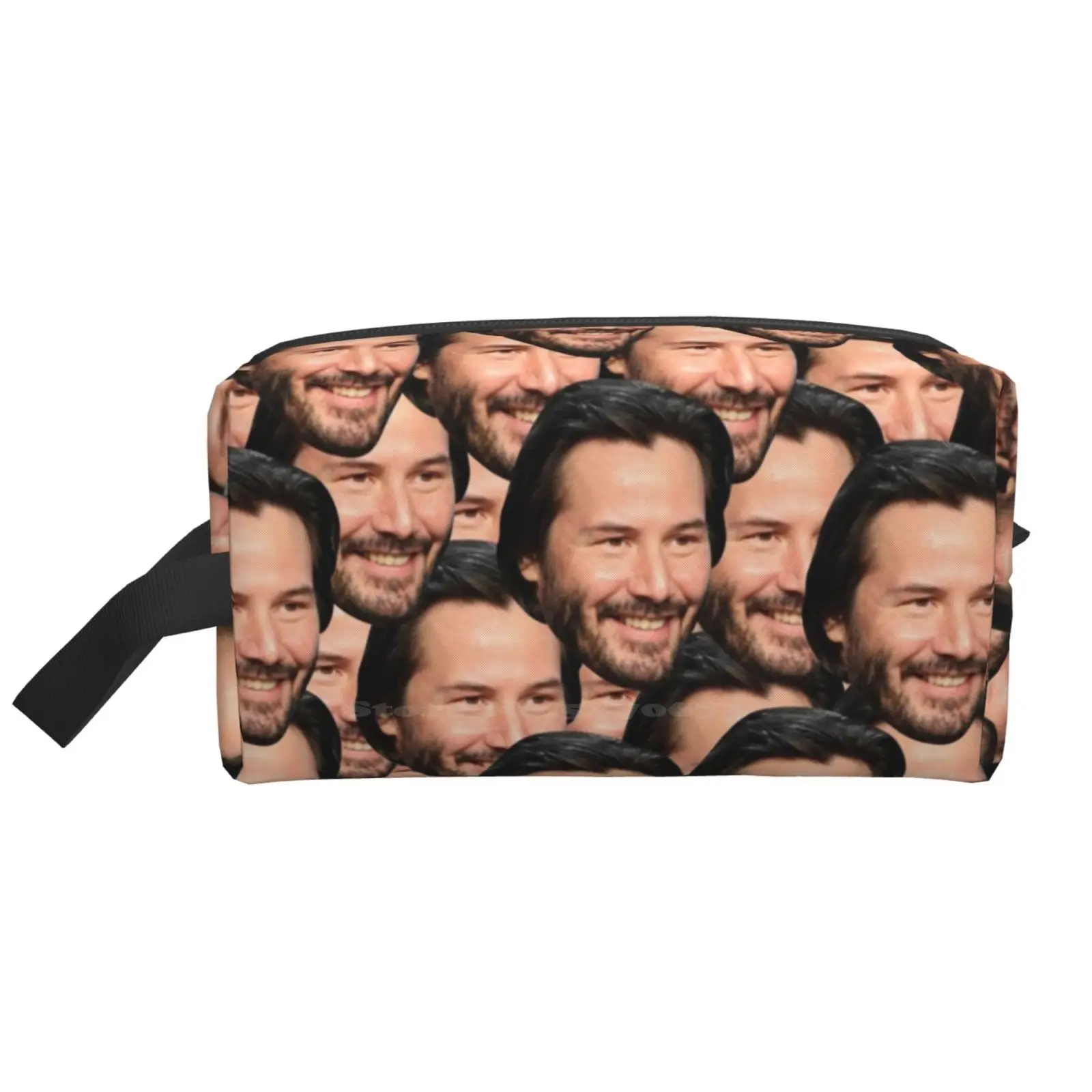 

Keanu Reeves Pattern Travel Storge Bag Digital Portable Zipper Pen Bags Keanu Reeves Keanu Matrix John Wick Point Break Bill