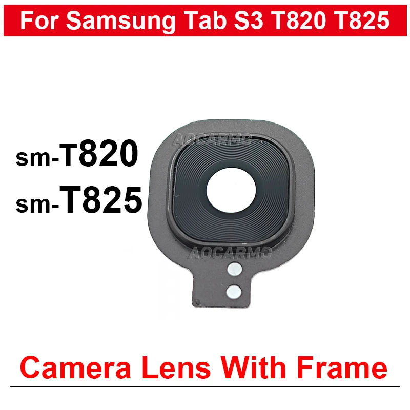 Для Samsung Galaxy Tab S3 9 7 дюйма Φ T825 задняя камера Объектив с рамкой Запасная часть