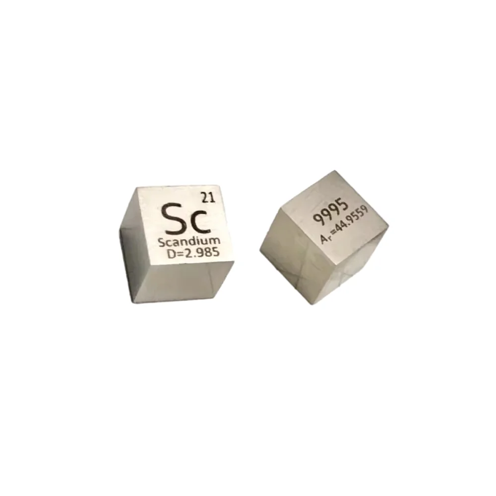 

Металлический куб Scandium 10 мм, 99.9% чистый для коллекции элементов