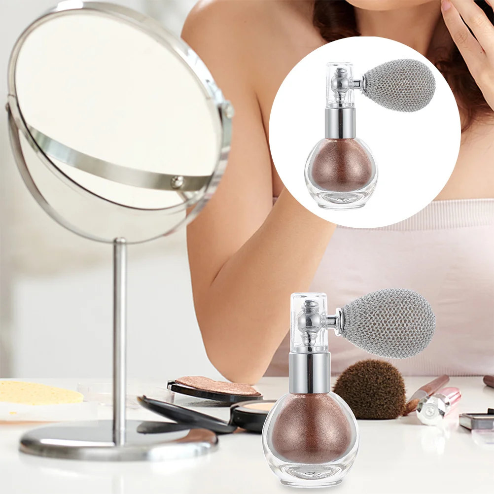 

Spray Bodyglitter Highlighter Makeup Shimmer Sprayershimmering Gloss Sparkle Bottlehighlighting Bomb Hairbottles Sequin Pressed