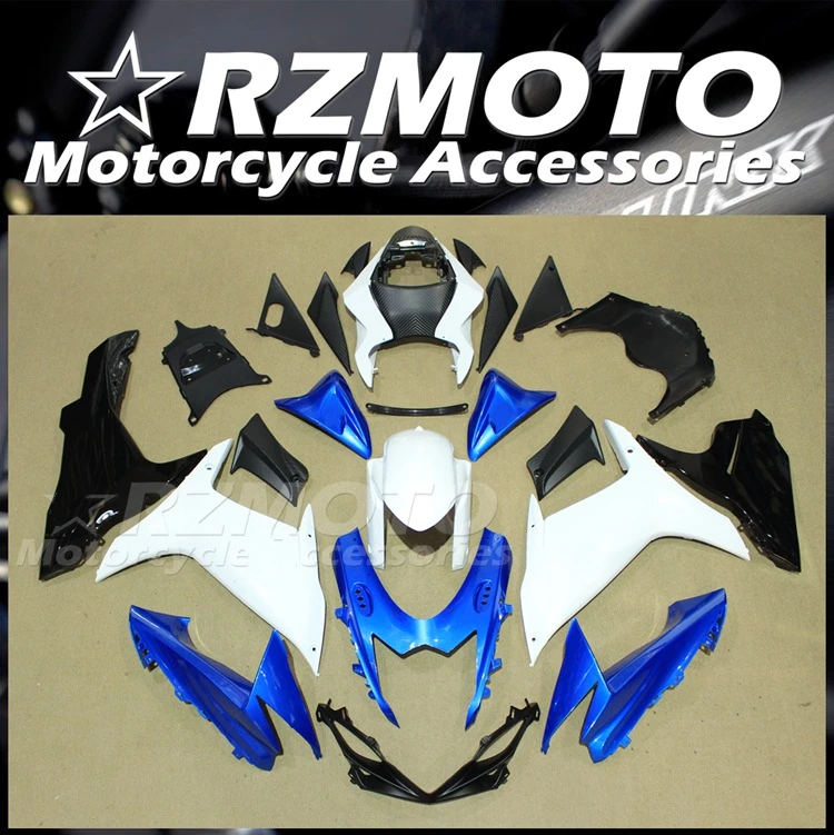 

4Gifts New ABS Fairings Kit For SUZUKI R 600 750 K11 2011 - 2019 L1 L2 11 12 13 14 15 16 17 18 19 Bodywork Set Blue White