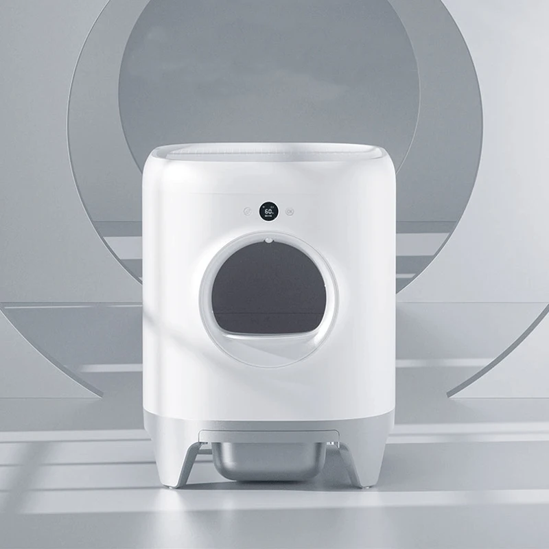 

PETKIT PURA X Интеллектуальный автоматический самоочищающийся туалет для кошек и мобильное приложение для управления кошачьим наполнителем