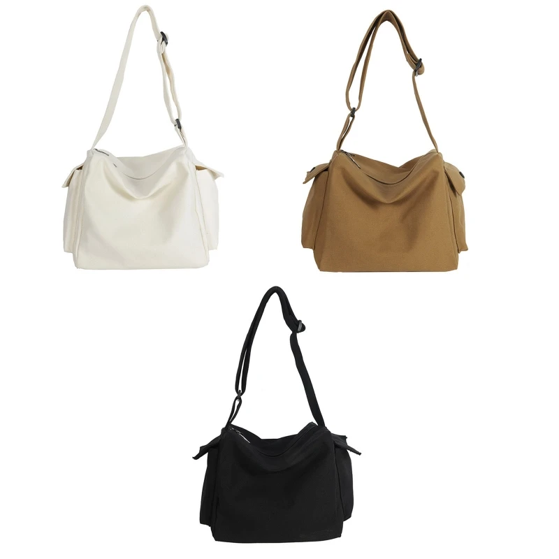 

Портативная вместительная Холщовая Сумка через плечо, сумки-тоут, портфель