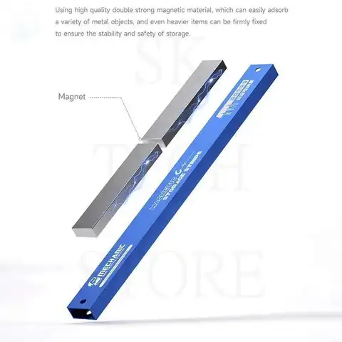 Магнитный держатель для инструментов MAG25, сверхмощный магнитный держатель для инструментов, стойка для полос, компактный металлический держатель для гаечных ключей и ножей