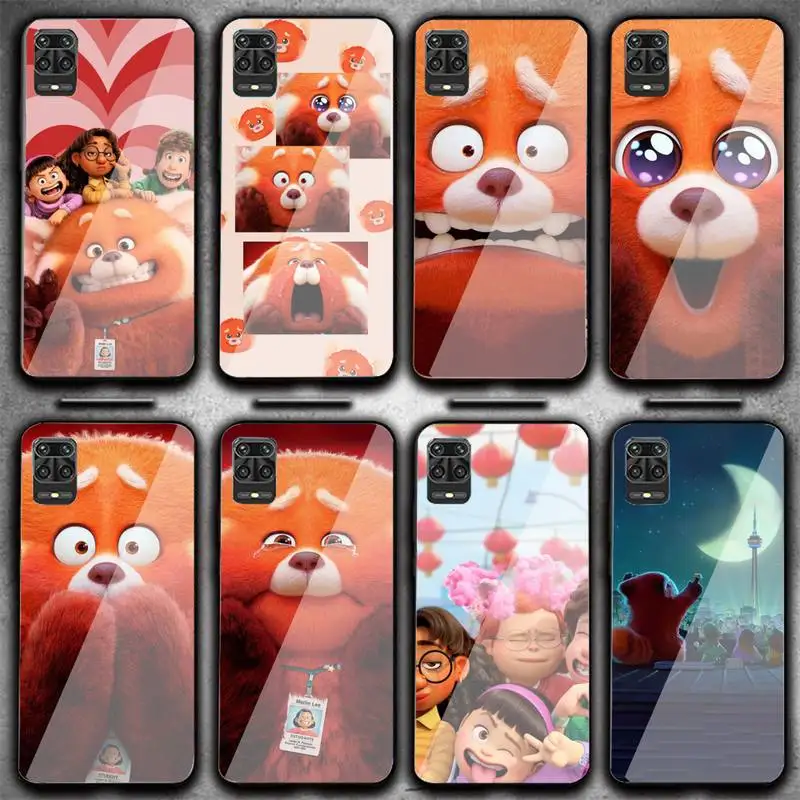 

Turning Red Bear Phone Case Phone Case For Xiaomi6 8SE X2S NOTE3 Redmi4 5 6 Plus Note 4 5 6 7 Tempered Glass Shell