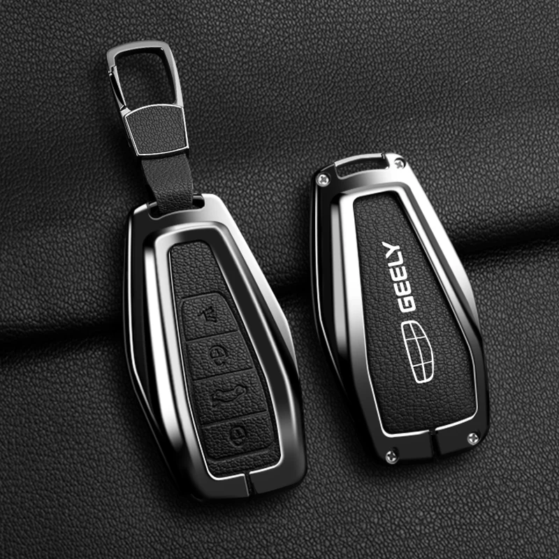 Новый чехол для автомобильного ключа из сплава овчины для Geely Okavango Coolray Atlas Monjaro Tugella Emgrand GT S Proton X50 X70 X6 X7 EX7 GC (art.: 3920c94b03166) - 3920c94b03166