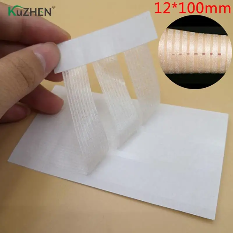 

1sheet Medical Surgical Tape No Need To Suture Skin Sterile Wound Dressing Postpartum Wound Repair Wound Skin Closure Strip