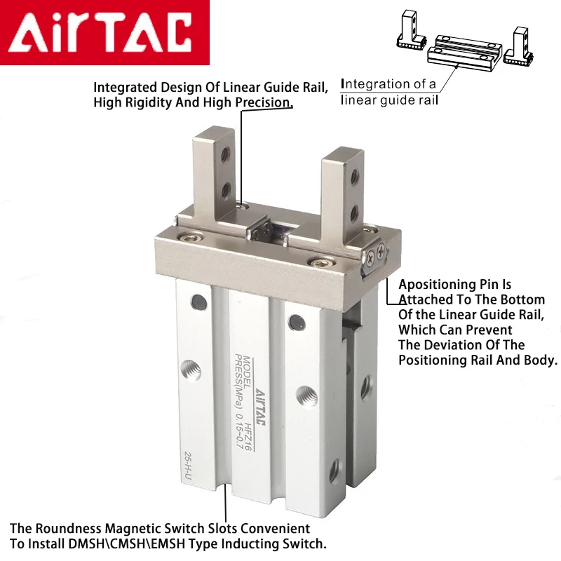 Airtac Air Gripper-HFZ/HFY-6/10/16/20/25/32/40