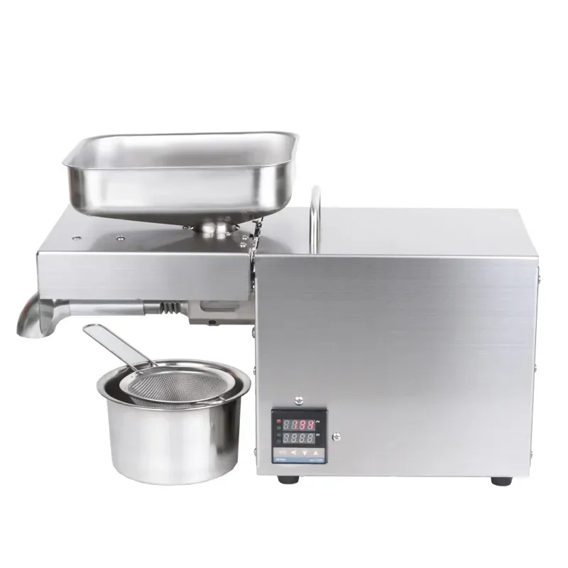 X1 Пресс для масла с контролем температуры 610 Вт Бытовой пресс из льняного семени