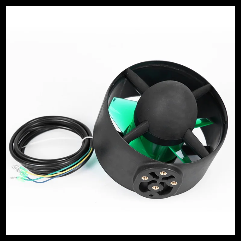 

DC24V-48V 800W ROV-155 водонепроницаемый бесщеточный мотор подводный пропеллер, лодка для рыбы/каяк/погружной робот пропеллер, 130N упоры