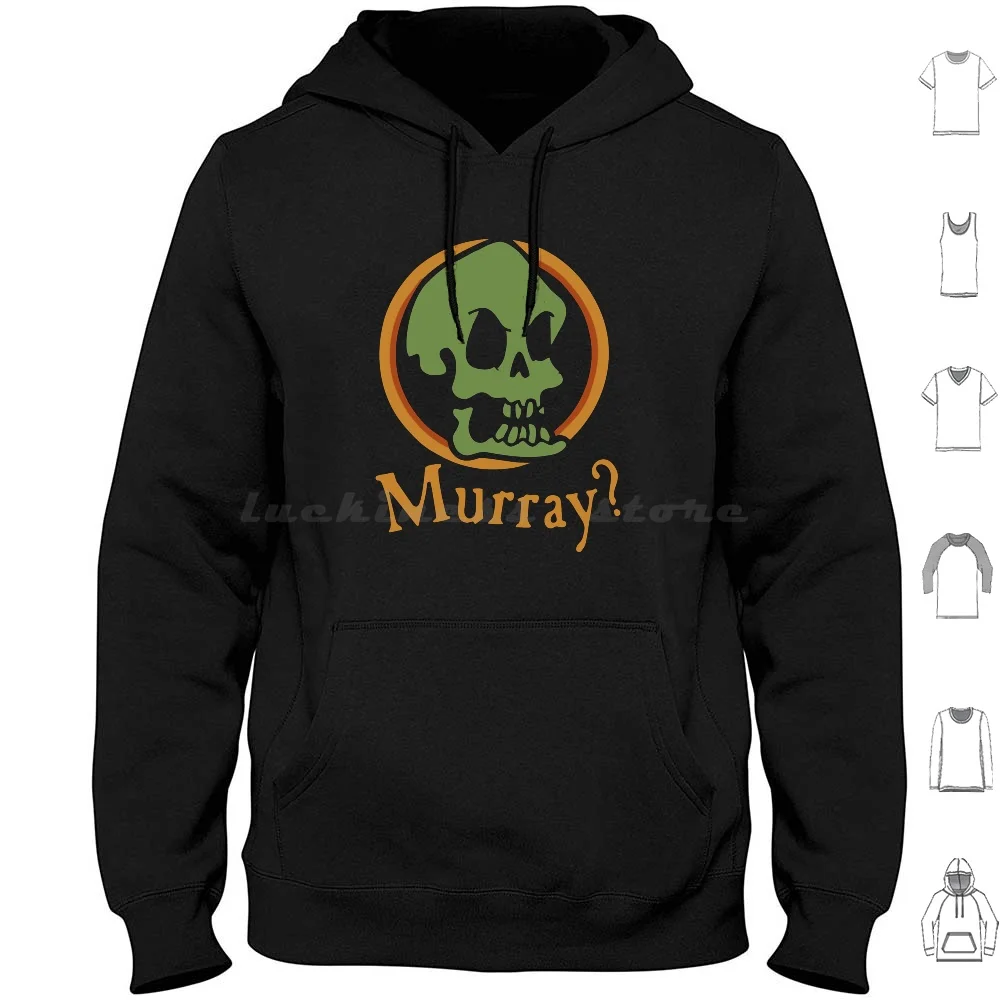 

Murray Hoodies Long Sleeve Monkey Island Guybrush Monkey Island Lechuck Retro Threepwood Pirate Lucas Pixel Lucas Arts