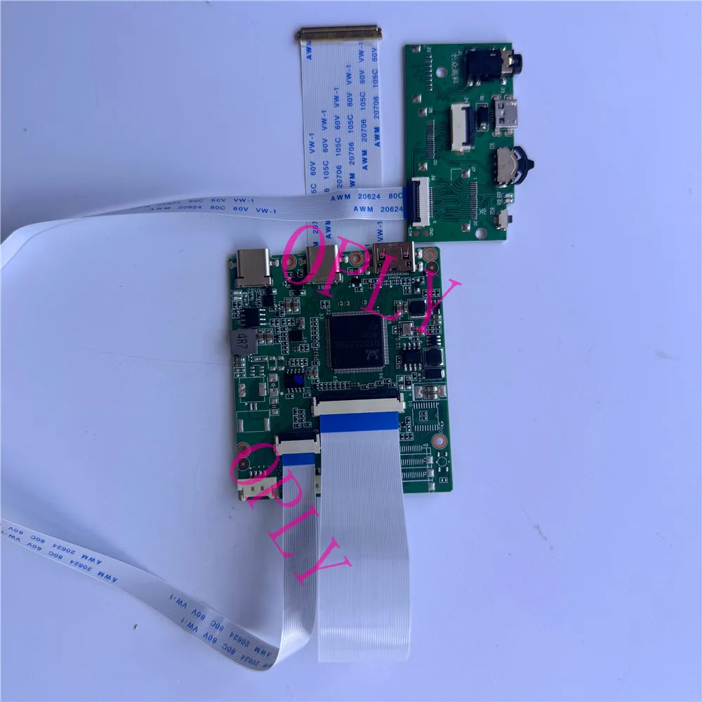 Фото Сенсорная панель Type-C, совместимая с mini HDMI, для драйверной платы NV156FHM-T06 NV156FHM-T05 NV156FHM-T07 NV156FHM-T0A, 15,6 дюйма, 1920X1080 LED №1