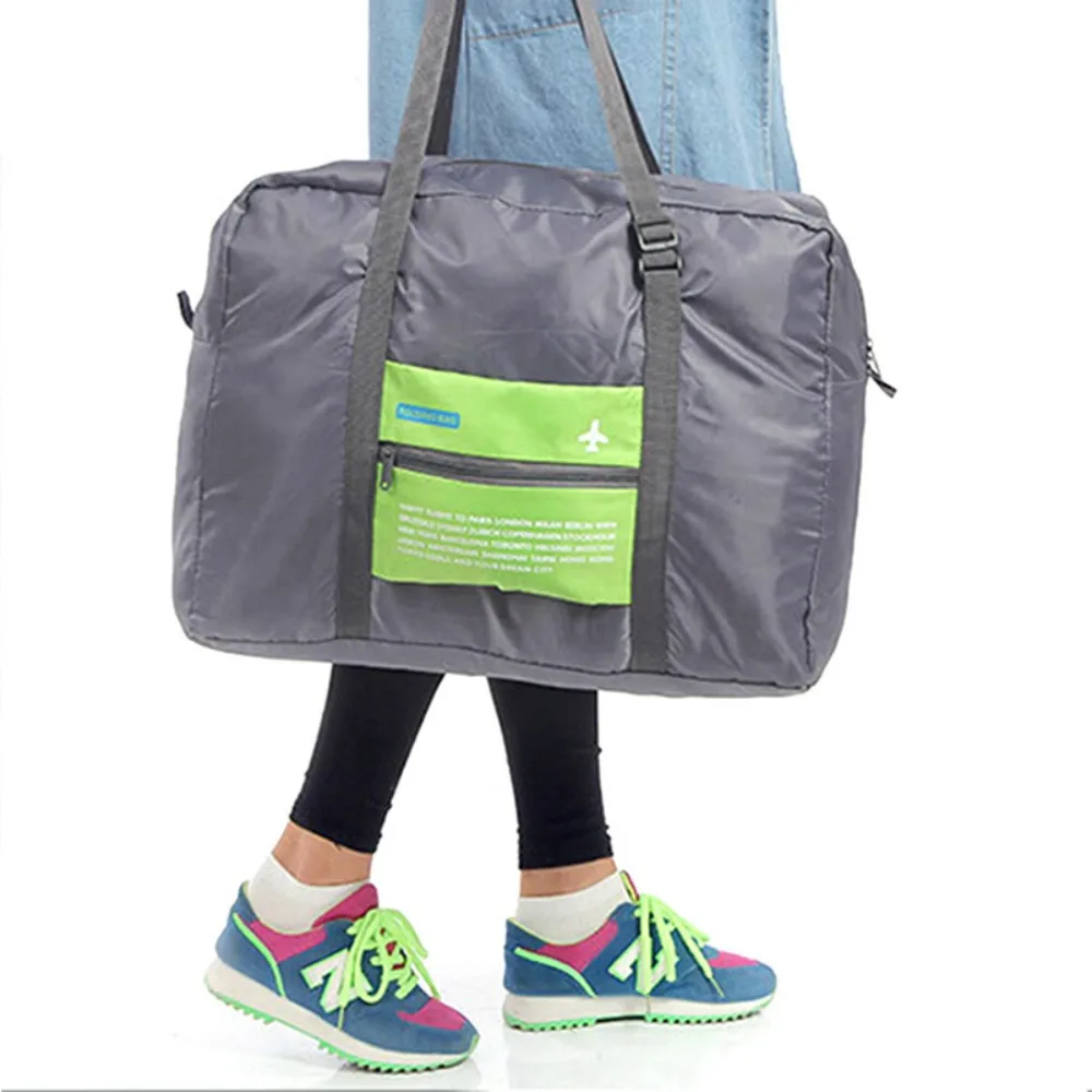 

WaterProof Travel Bag New Fashion Large Capacity Bag Women nylon Folding Duffle Luggage Bag Unisex Luggage Travel Handbags