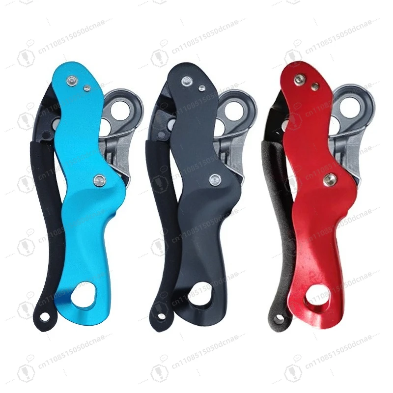 Устройство для спуска с веревкой (Hand Stop Descender), антипаниковое устройство для спуска, страховочное устройство для высотных работ, для скалолазания и экстренного спуска (art.: 3920da1498fdb) - 3920da1498fdb