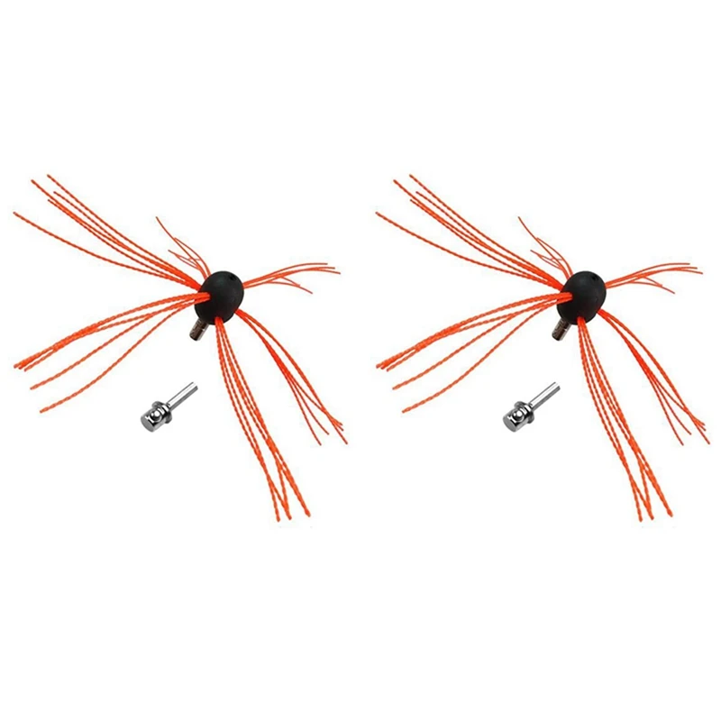 

2X Chimney Power Sweeping Brush Cleaning Rotary Flexible Industrial Chimney Boiler Dryer