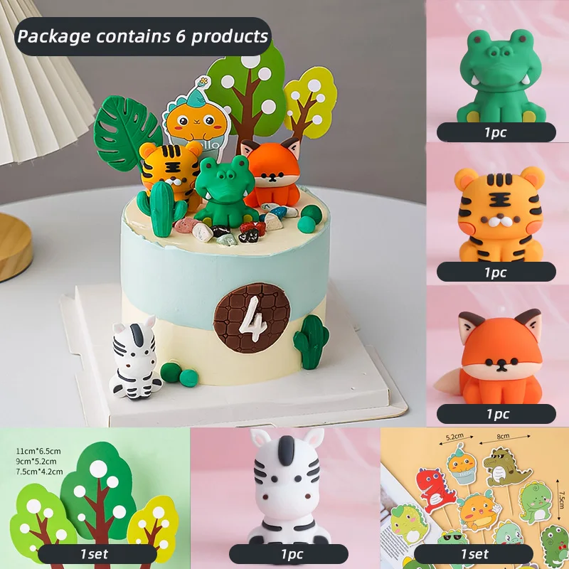 Топпер для торта Лесное Сафари