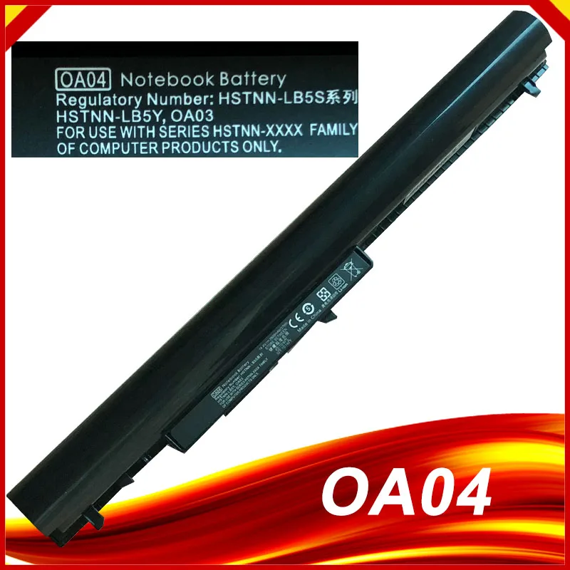 

Laptop Battery For HP For COMPAQ OA03 OA04 TPN-F112 TPN-Q129 TPN-Q131 TPN-Q130 TPN-Q132 For Pavilion 14 15 240 250 HSTNN-LB5S