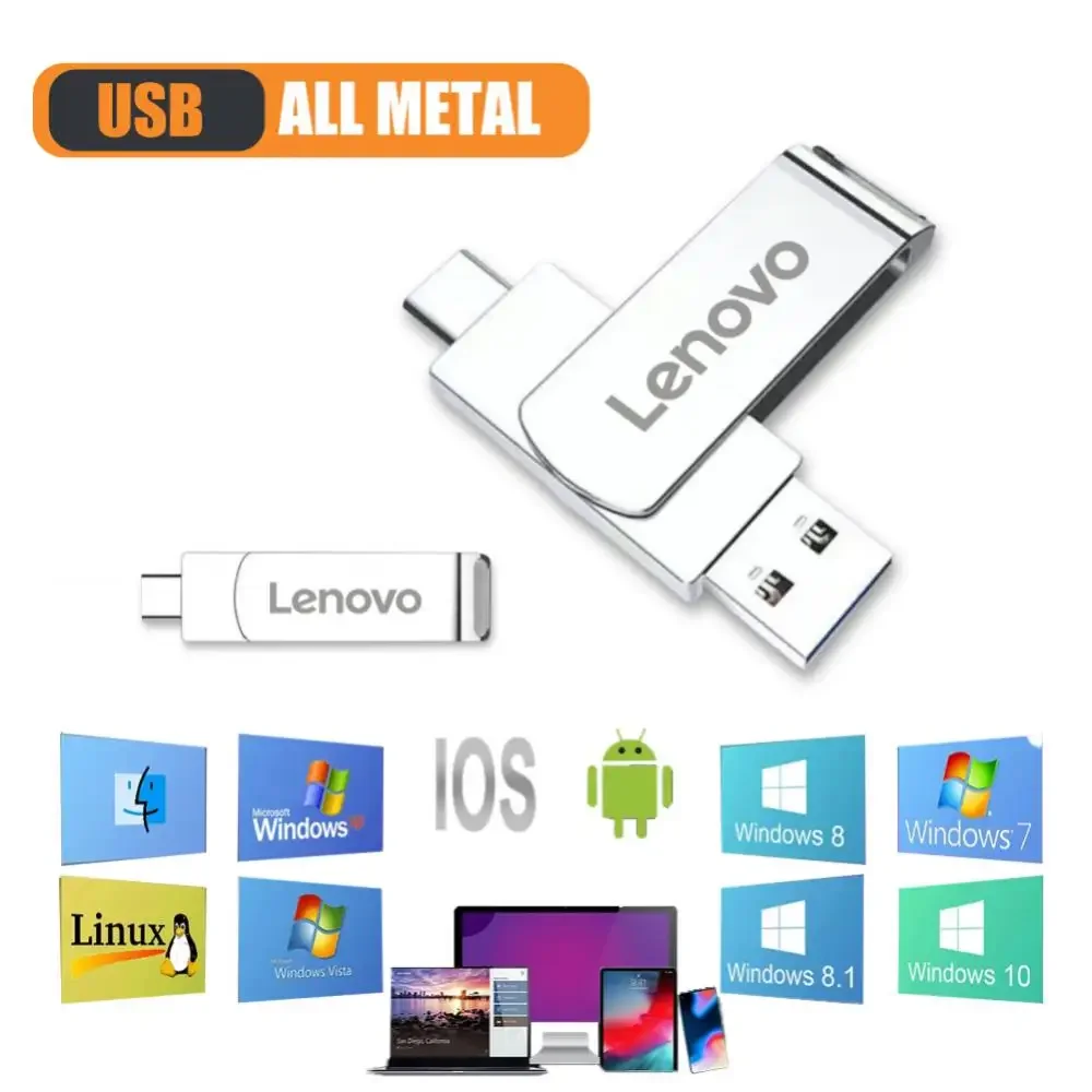 Lenovo флэш-накопитель USB 1 ТБ 512 ГБ 256 128