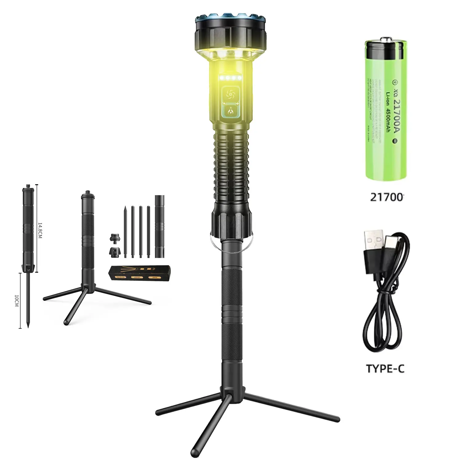 

Фонарь F609X 2000 люмен для кемпинга