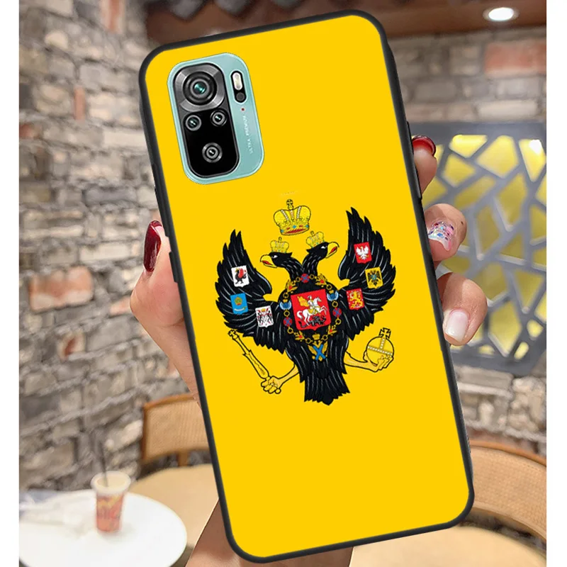 Чехол с гербом Российской империи для Xiaomi Redmi Note 12 Pro 8 9 10 11 9S 10S 11S 12S 12C 10C 9C 10A чехол