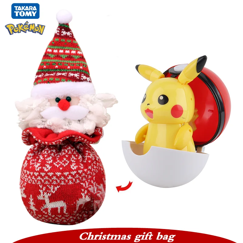 

Genuine Pokemon Toy Set Toy Pocket Monster Pikachu Charmander Mewtwo Lunala Scroll Action Figure Anime Model Child Christmas Toy