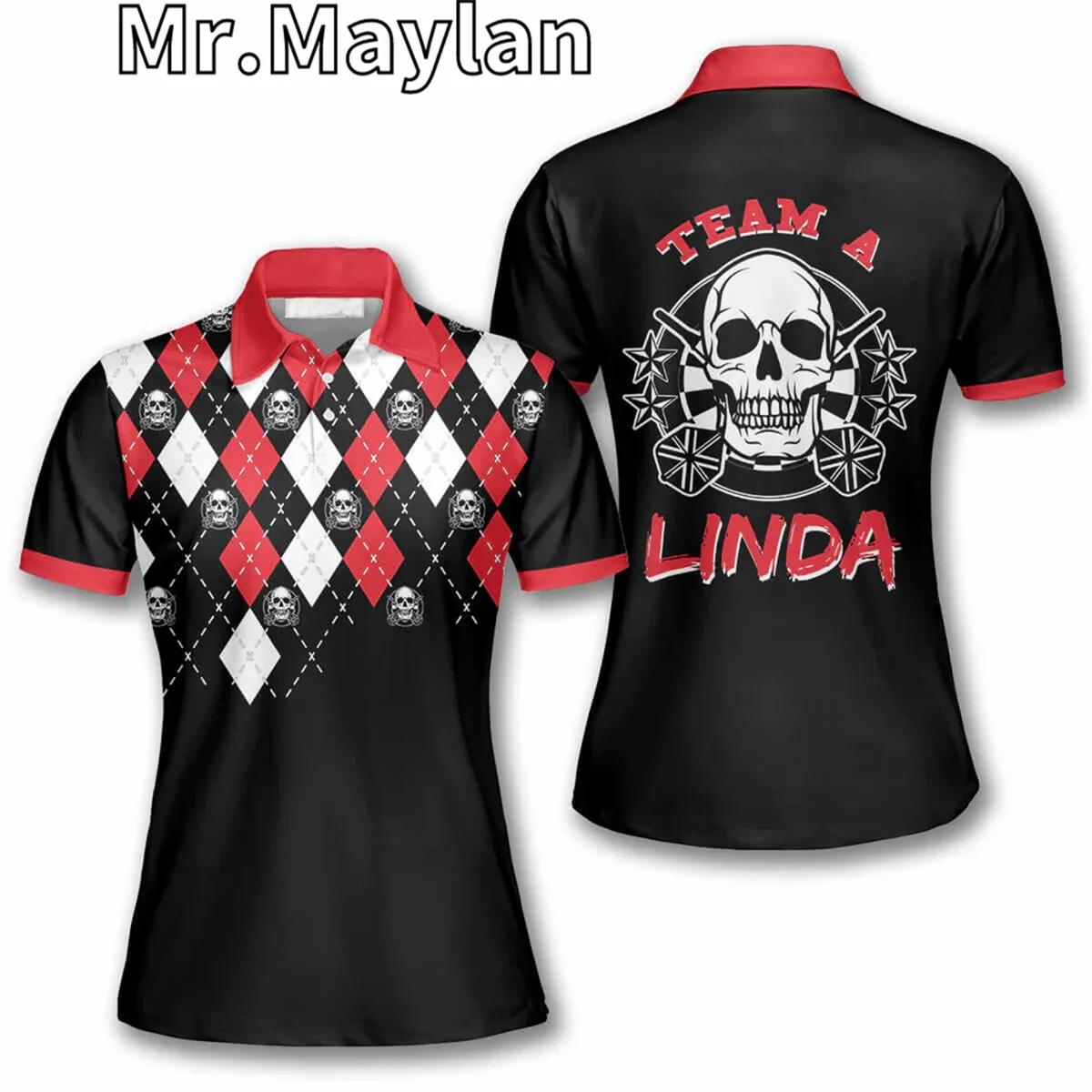 Спортивная 3d-рубашка-поло для женщин летняя футболка унисекс с разноцветным