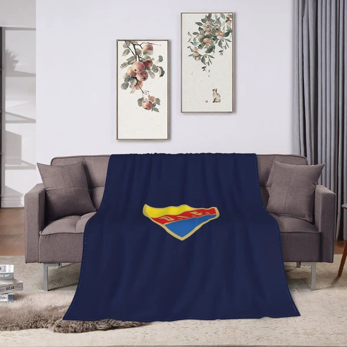 Ультрамягкое Флисовое одеяло Djurg Rdens IF Fotboll Home