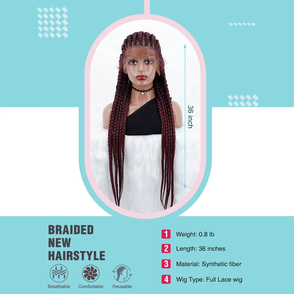 Рисунок 2 - Парик Akono в африканском стиле с плетеной косичкой