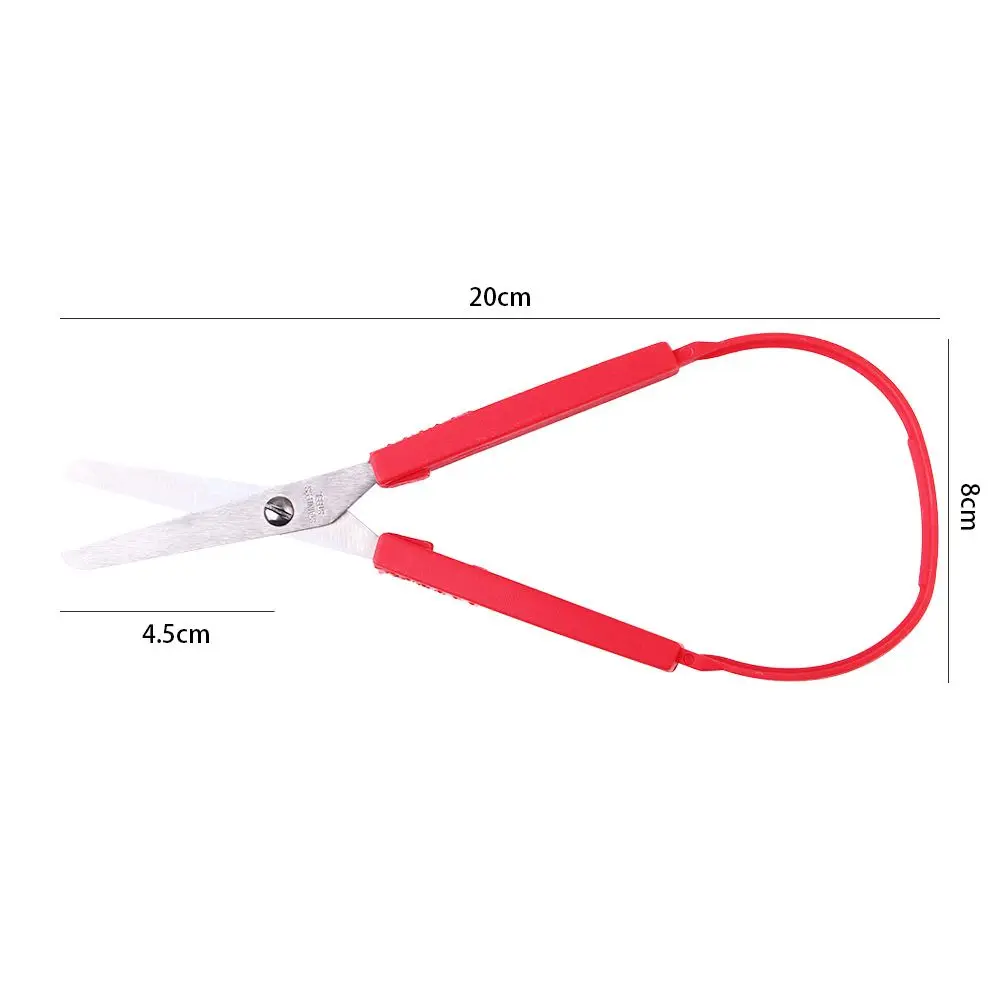 

for Children Adults Craft School Elasticial Grip Adaptive Scissors Cutting Supplies Loop Scissors Yarn Cutter