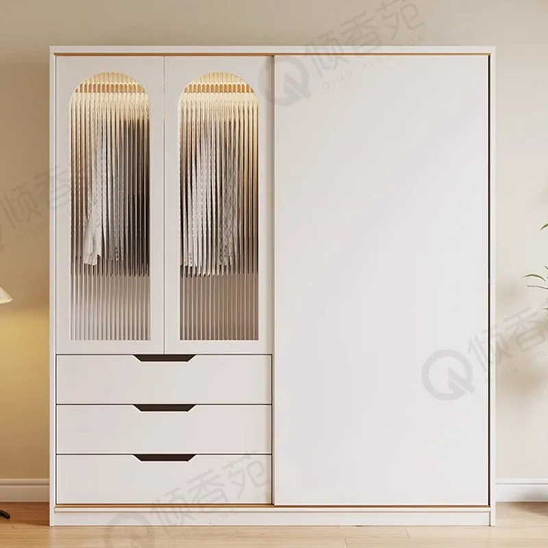 

Organizer Storage Wardrobe Wooden Cabinet Modular Home Librero Luxury Closet Wardrobe Open Armoires De Vetement Furniture