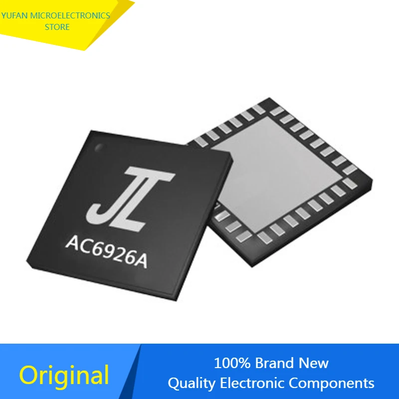 

New Original 10pcs/Lot Jieli BT Chip AC6926A QFN32 32bit RISC Bluetooth 5.0 IC JL Audio Chipset Integrated Circuit